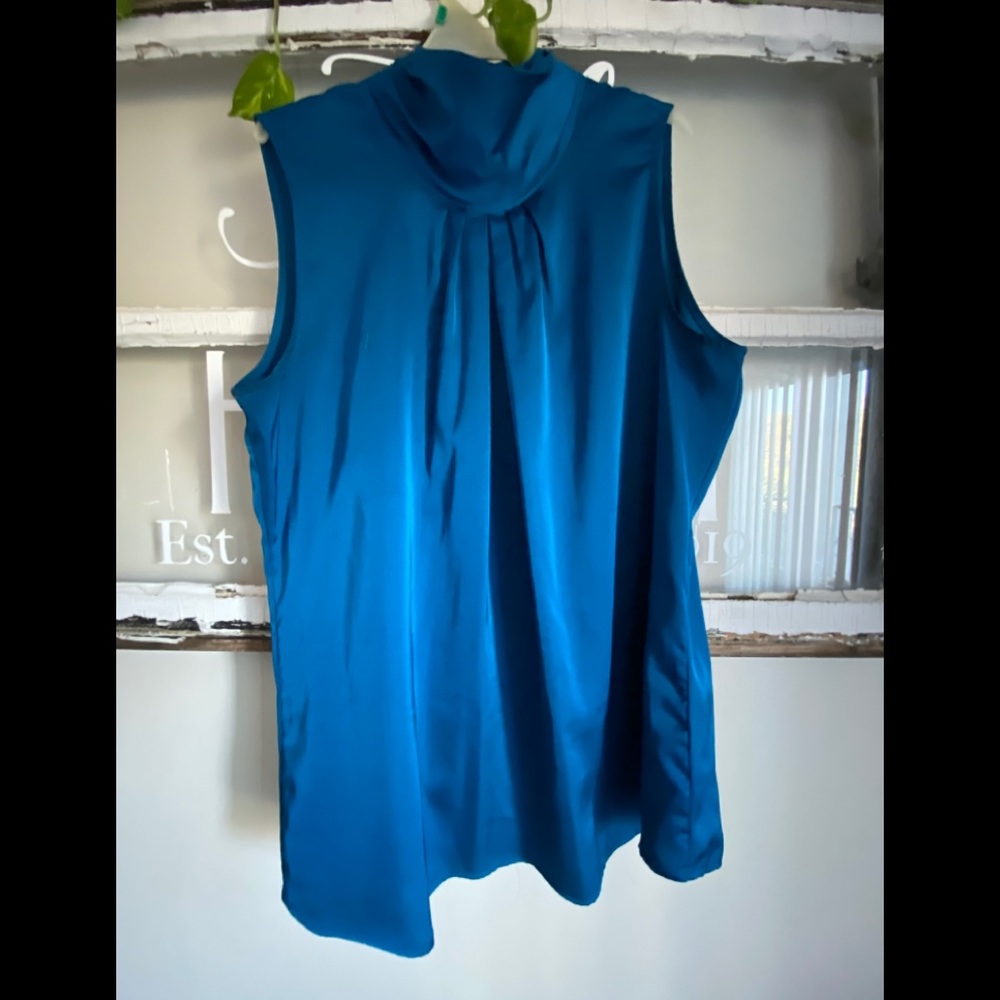 Collared Satin Blouse
